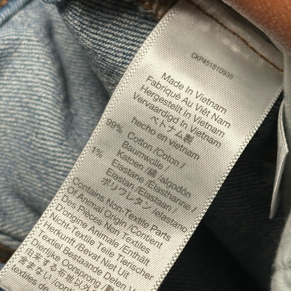 Madewell The Perfect Vintage Fringe Hem Jean Size 24P - Picture 10 of 16